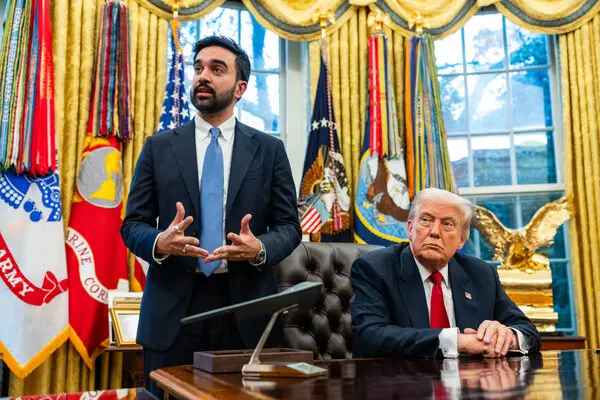 Zohran Mamdani prefeito de nova york e donald trump