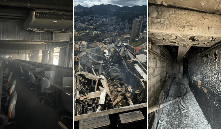 Defesa Civil interdita prédio atingido por incêndio na Raja Gabaglia, em BH