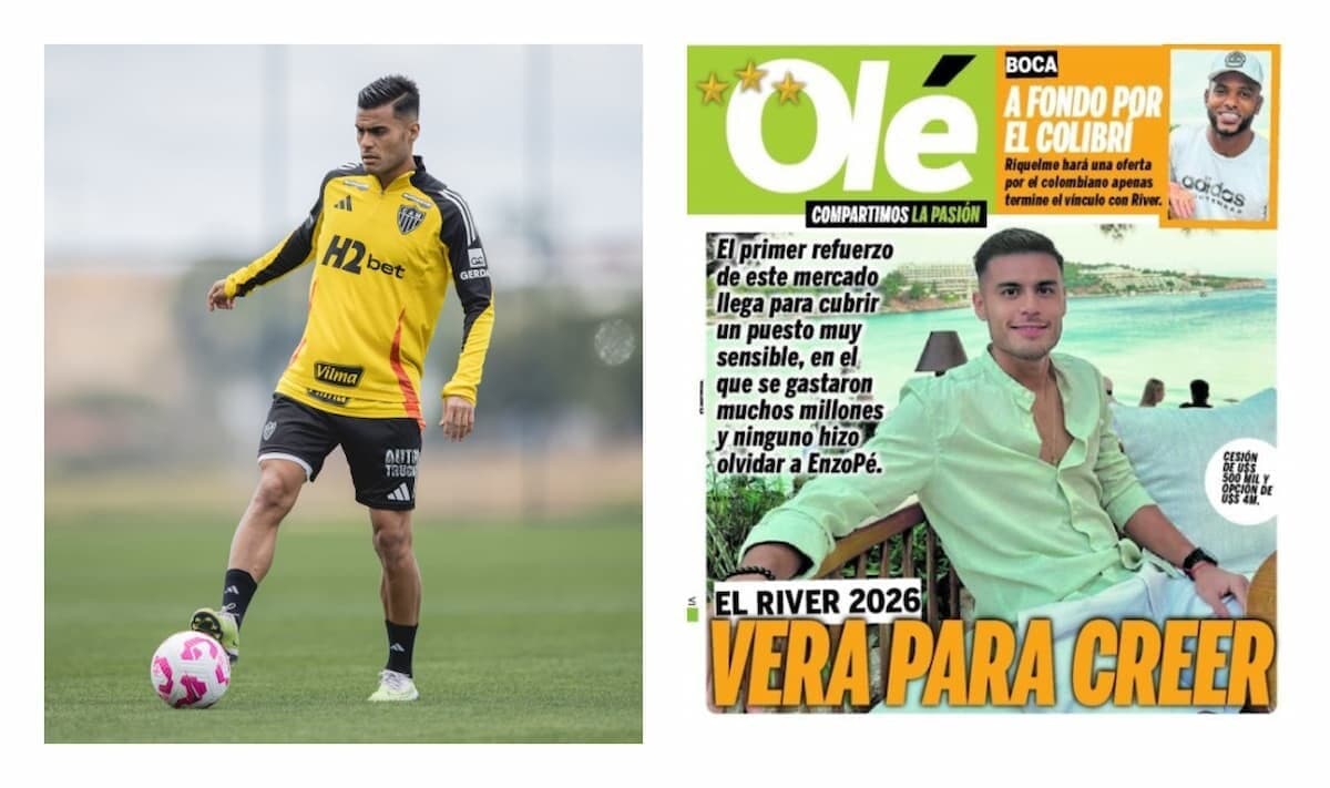 Jornal argentino aponta Fausto Vera perto de acerto entre River Plate e Atlético