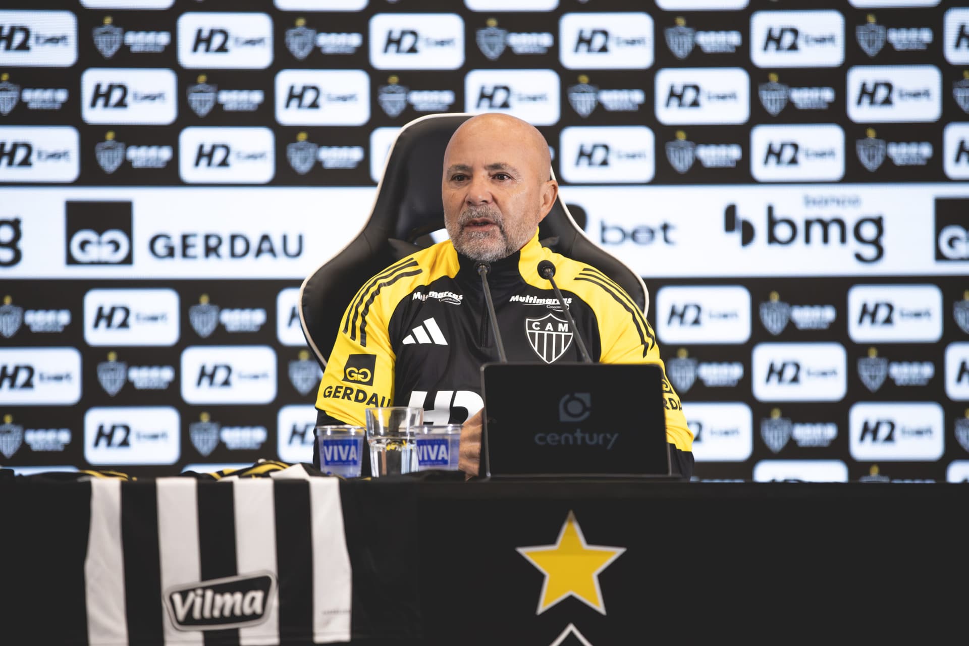 Sampaoli se diz preocupado com ataque do Atlético