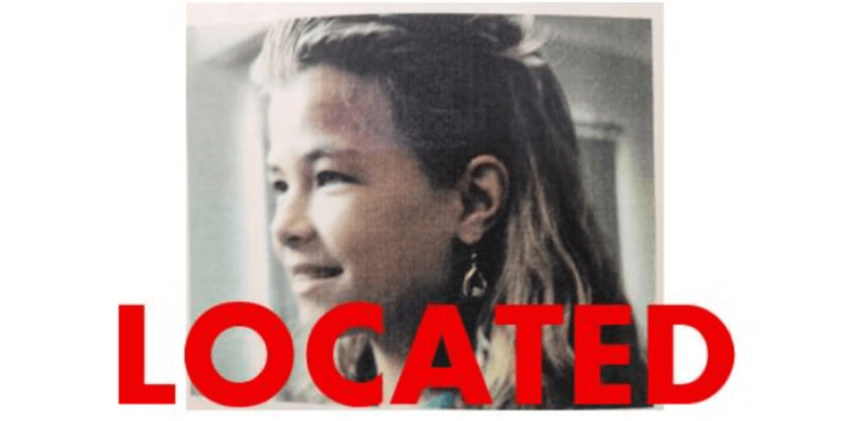 O condado de Gila divulgou a localização da menina desaparecida em 1994 - Foto: Gila County Sheriff's Office/Divulgação