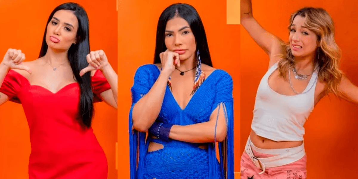BBB 26: Jordana, Marciele e Samira estão no Paredão - Foto: Divulgação/Globo