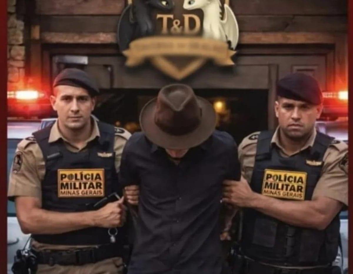 homem simula prisão com ia