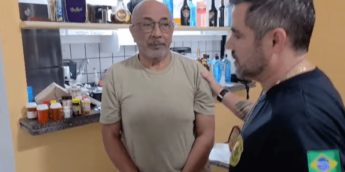 Americano com dupla nacionalidade Josué Gomes de Silva foi preso suspeito de comandar laboratório de drogas em Manaus. — Foto: Divulgação/PC-AM