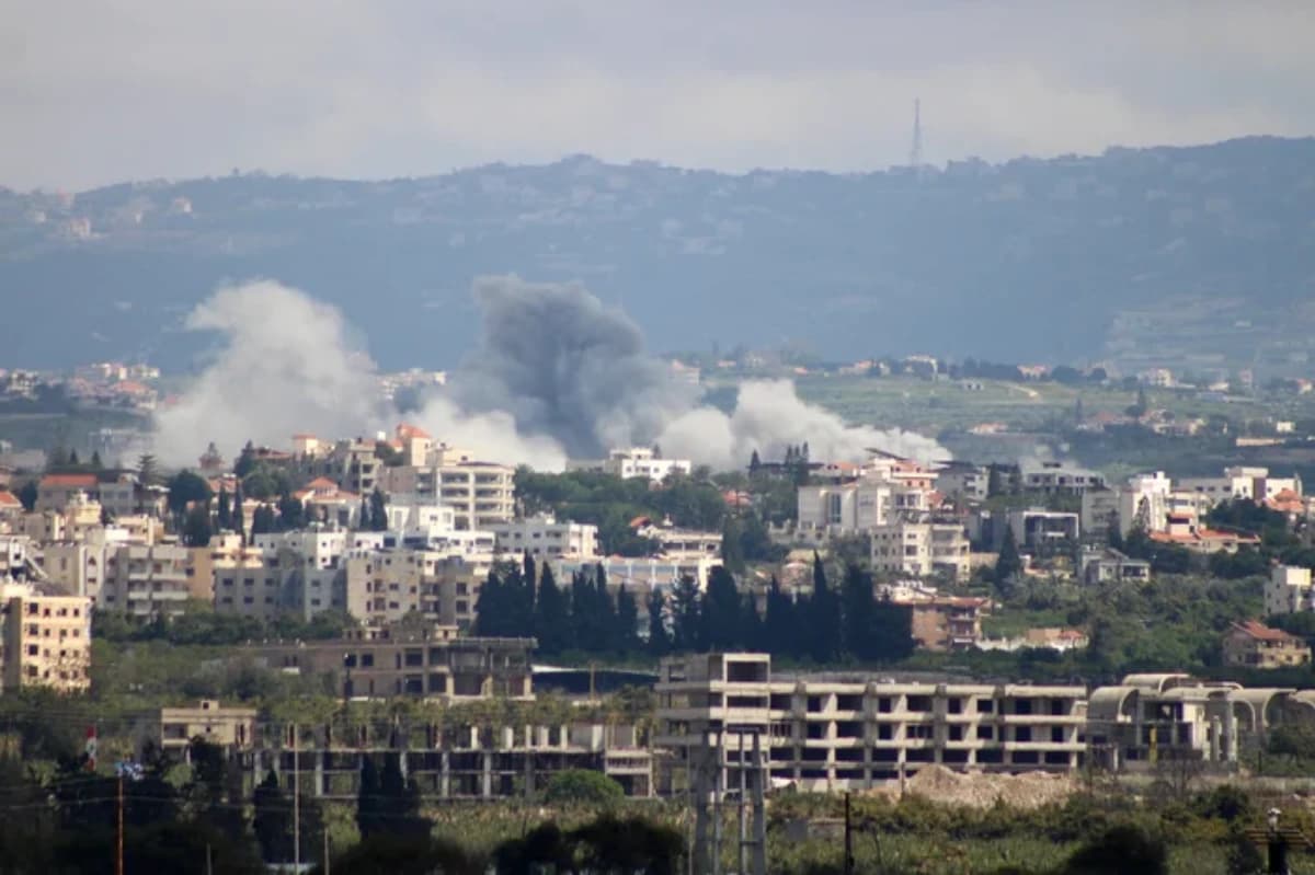 Ataque aéreo israelense atingiu o sul do Líbano - Foto: KAWNAT HAJU