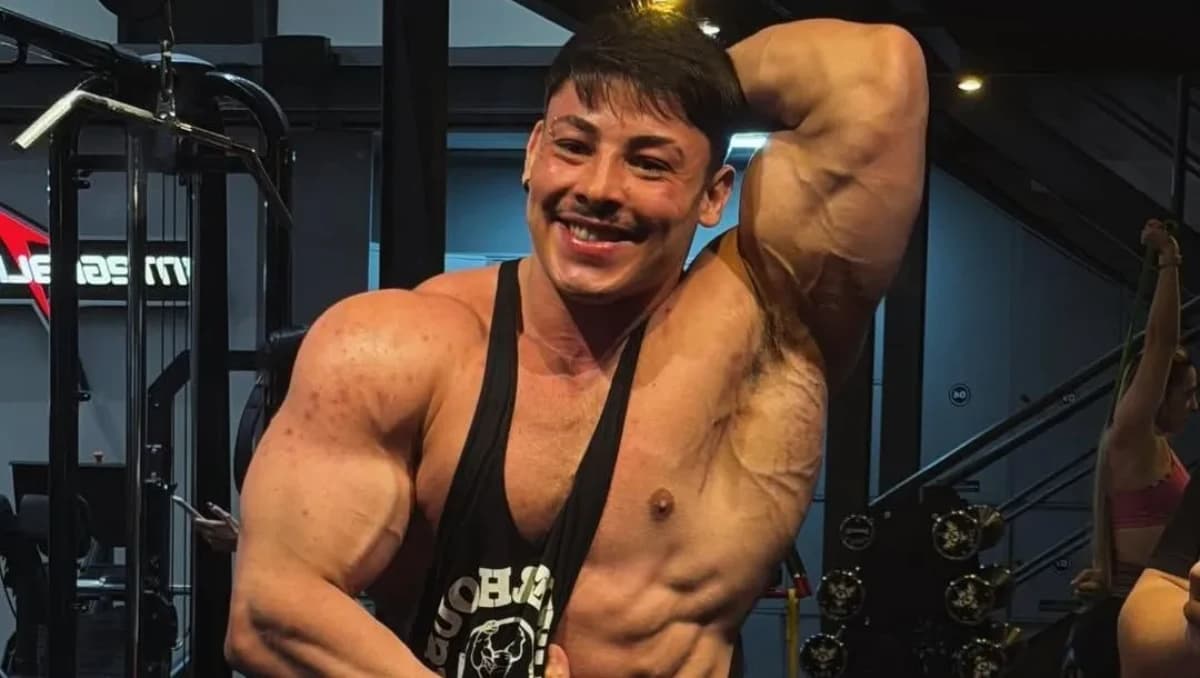 Gabriel Ganley, atleta de fisiculturismo e influenciador • Reprodução/Instagram