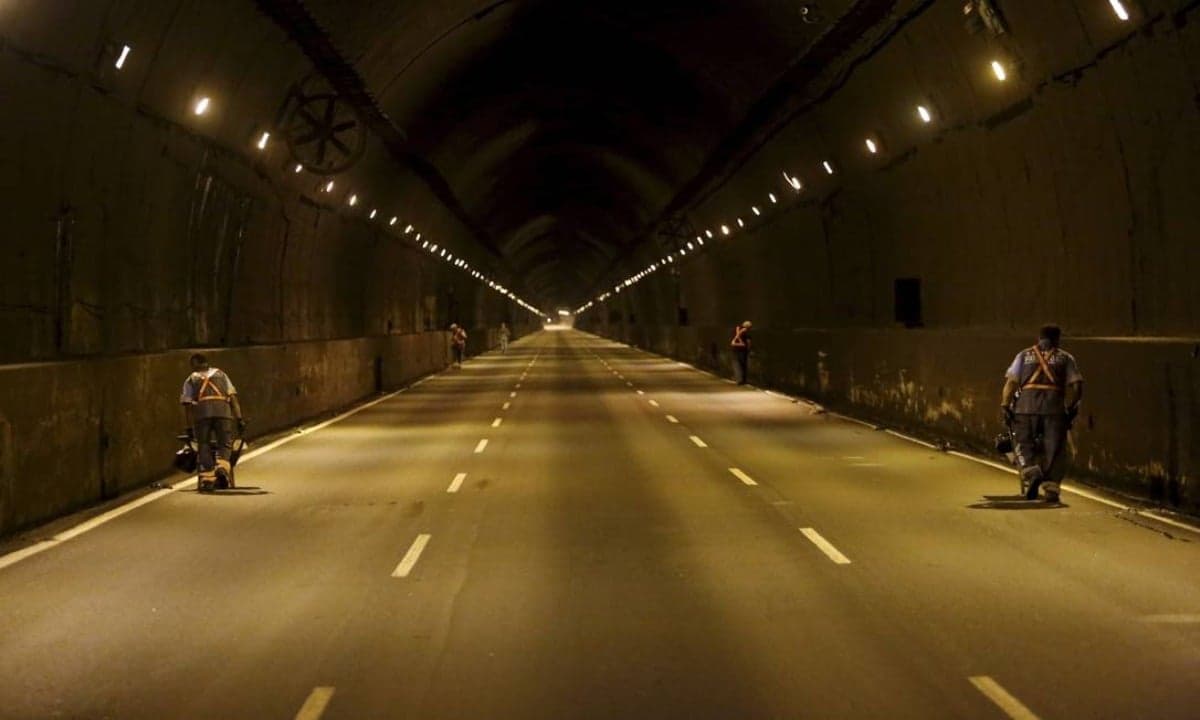 Túnel Rebouças no Rio de Janeiro - Foto: Marcelo Theobald / Agência O Globo