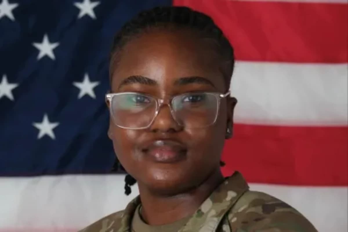Mariyah Symone Collington, soldada dos EUA • Divulgação/AFRICOM