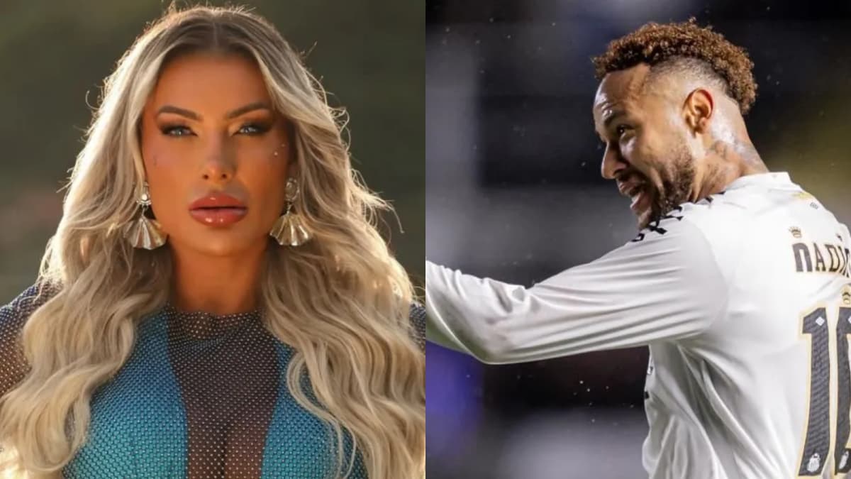 Andressa Urach relembra affair com Neymar e aconselha jogador • Instagram / Andressa Urach / Divulgação/ Santos