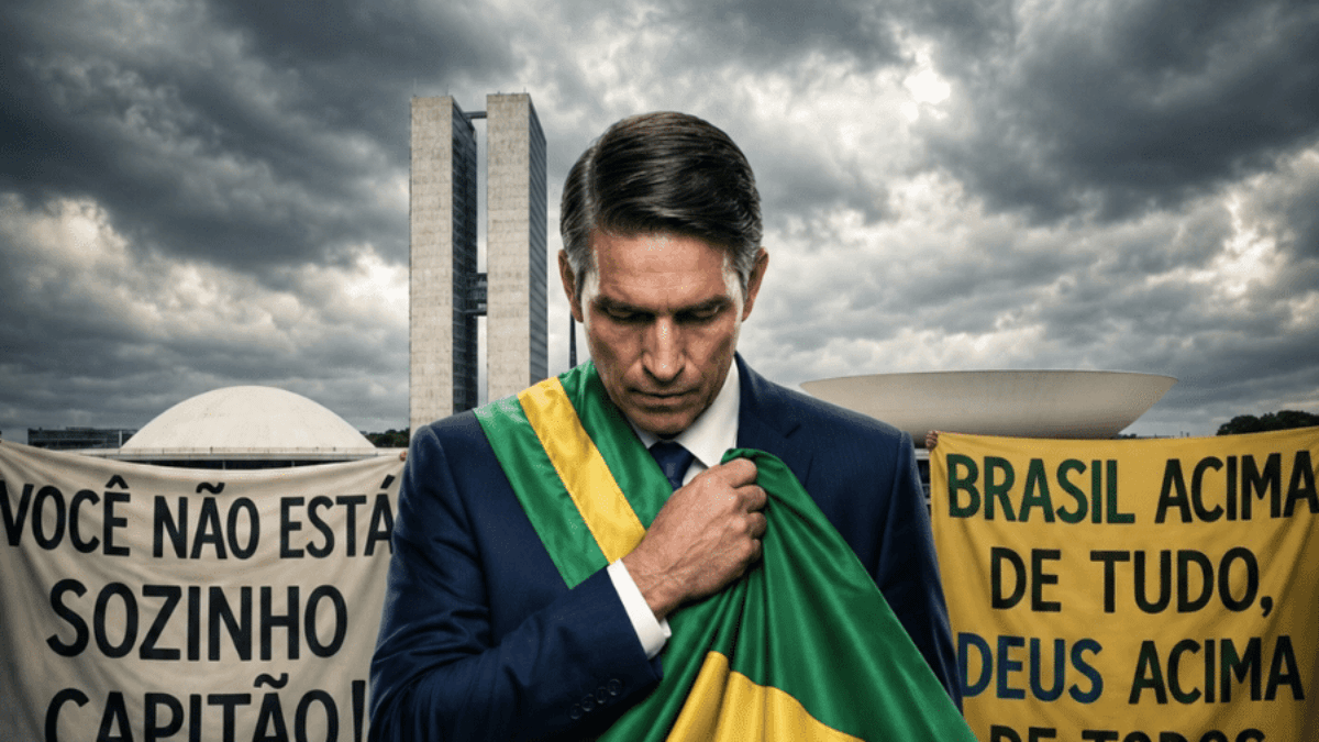 Divulgação do filme 'Dark Horse', cinebiografia de Jair Bolsonaro - Imagem: Divulgação