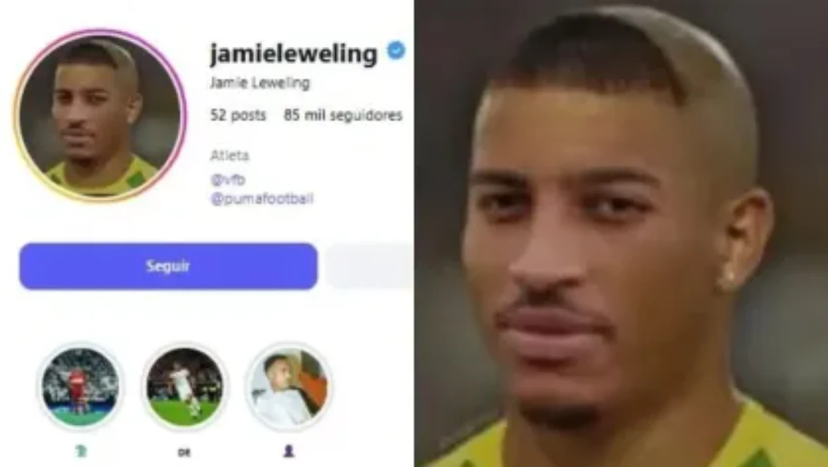 Jamie Leweling altera foto nas redes sociais • Reprodução/Instagram Jamie Leweling