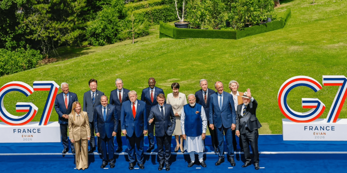 Foto do G7 em Évian, na França • Ricardo Stuckert / PR