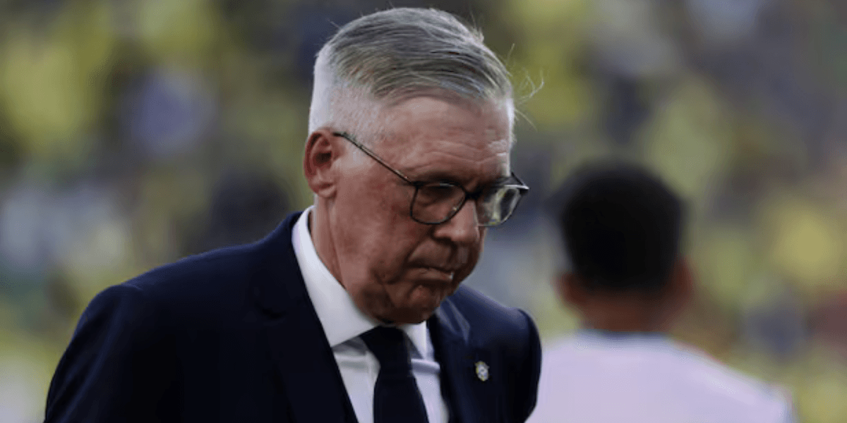 O técnico do Brasil, Carlo Ancelotti - Foto: Jeenah Moon
