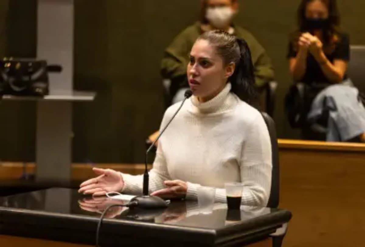 Monique Medeiros, mãe do menino Henry Borel (Brunno Dantas/TJRJ/Divulgação)