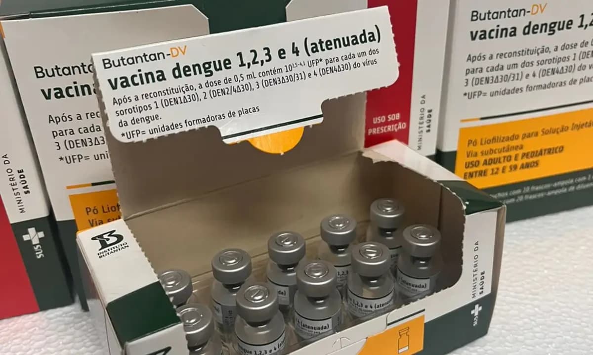 Imunizante Butantan DV, a vacina contra a dengue - © Instituto Butantan/Divulgação