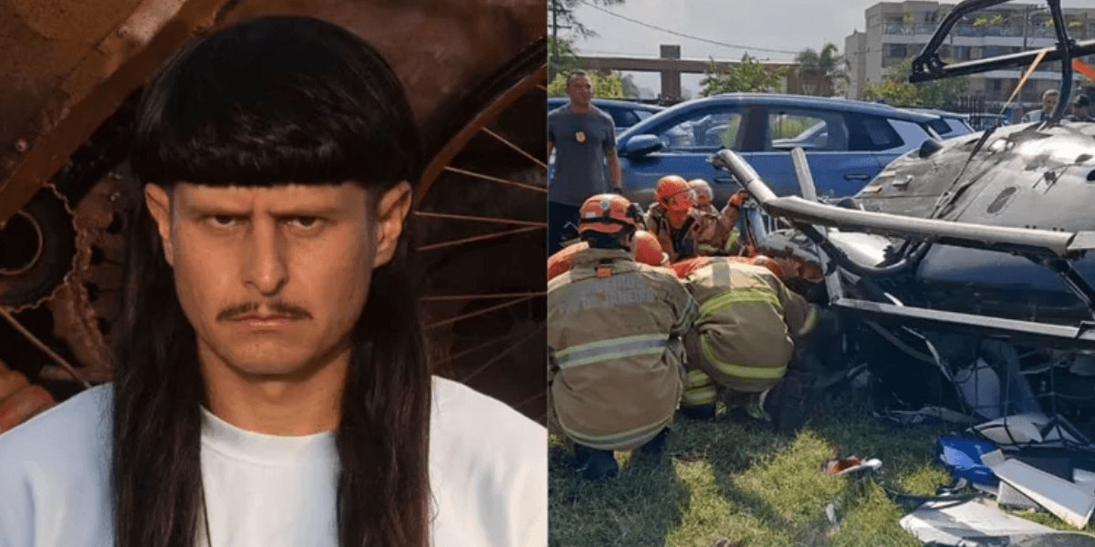 Oliver Tree, cartor norte americano, é umas das vítimas de acidente com helicópteros