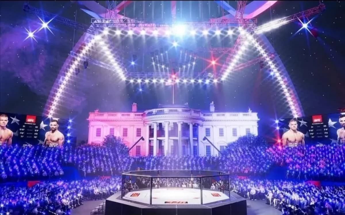 UFC Casa Branca 250 (Foto: Reprodução)