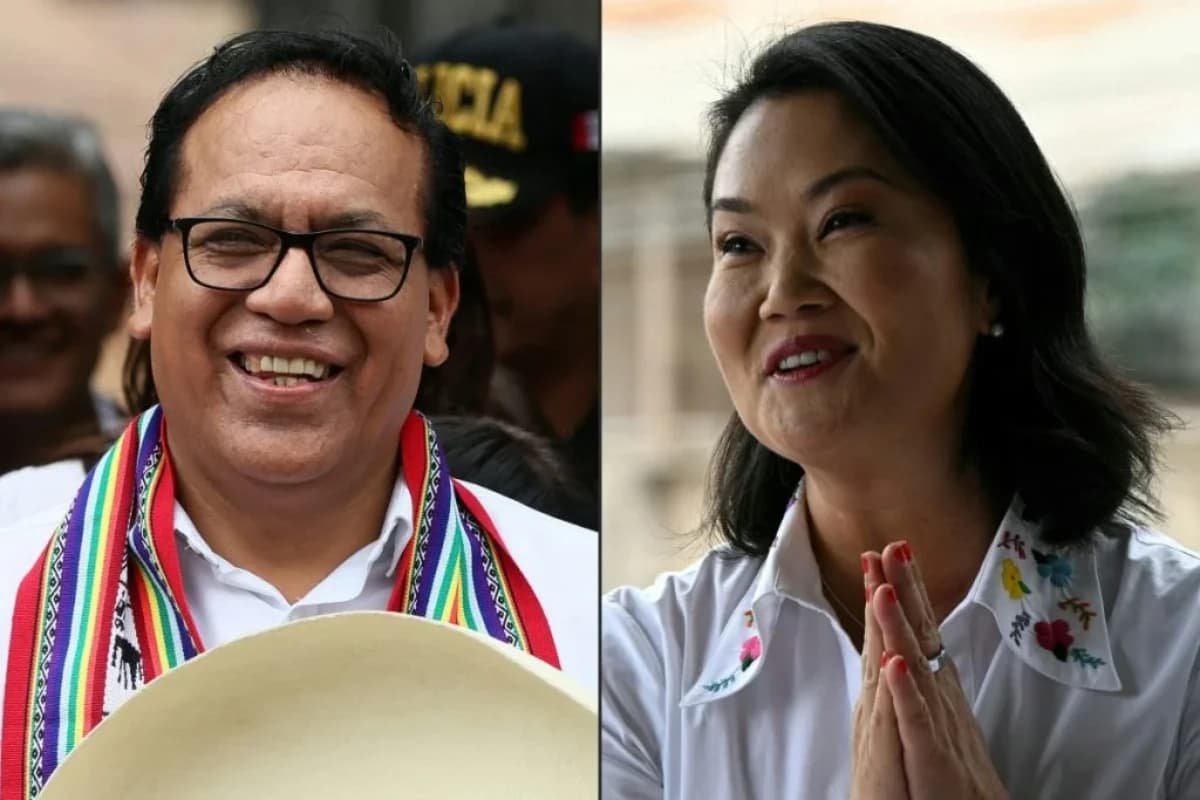 Roberto Sánchez e Keiko Fujimori - Fotos: Connie France e Ernesto Benavides