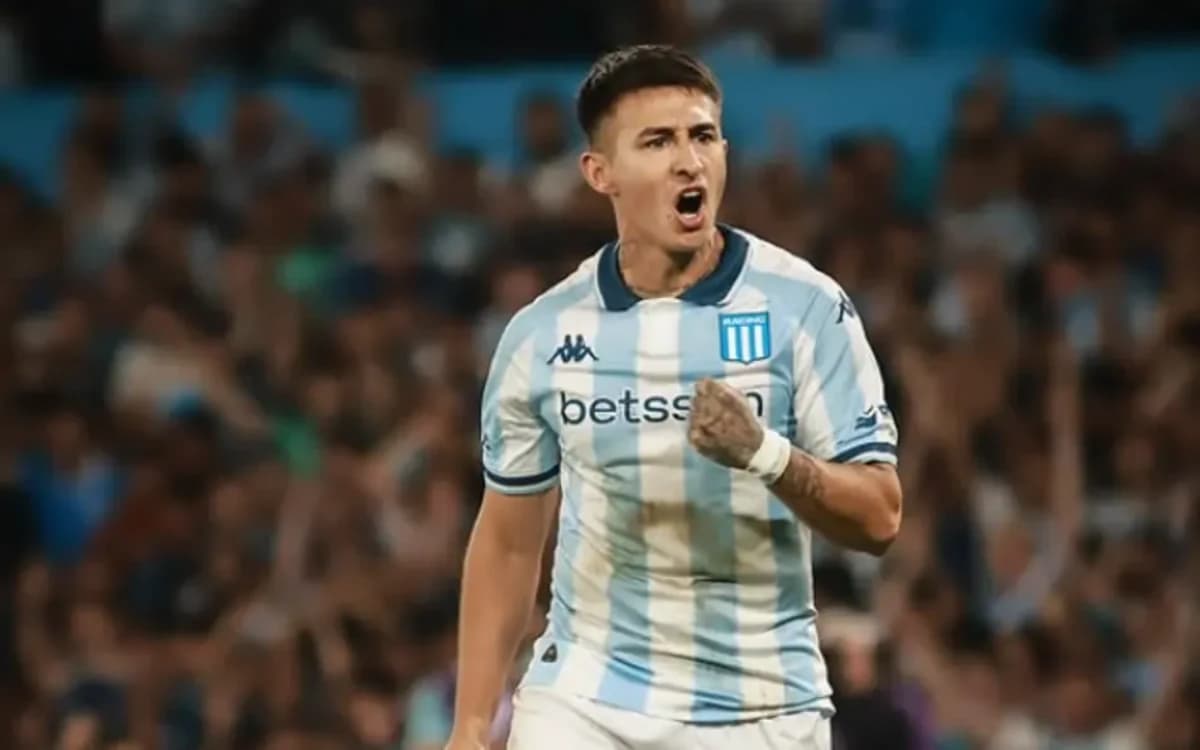 Gabriel Rojas pelo Racing (Foto: Reprodução)