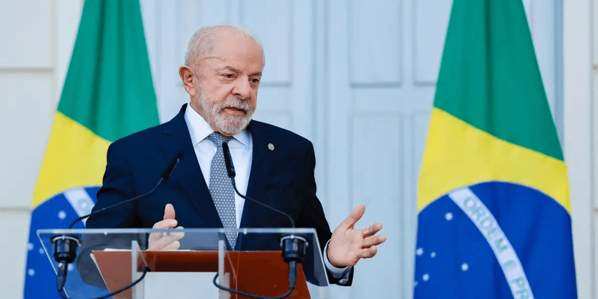 Presidente Lula em entrevista coletiva após o fim da Cúpula do G7 - © Ricardo Stuckert/PR