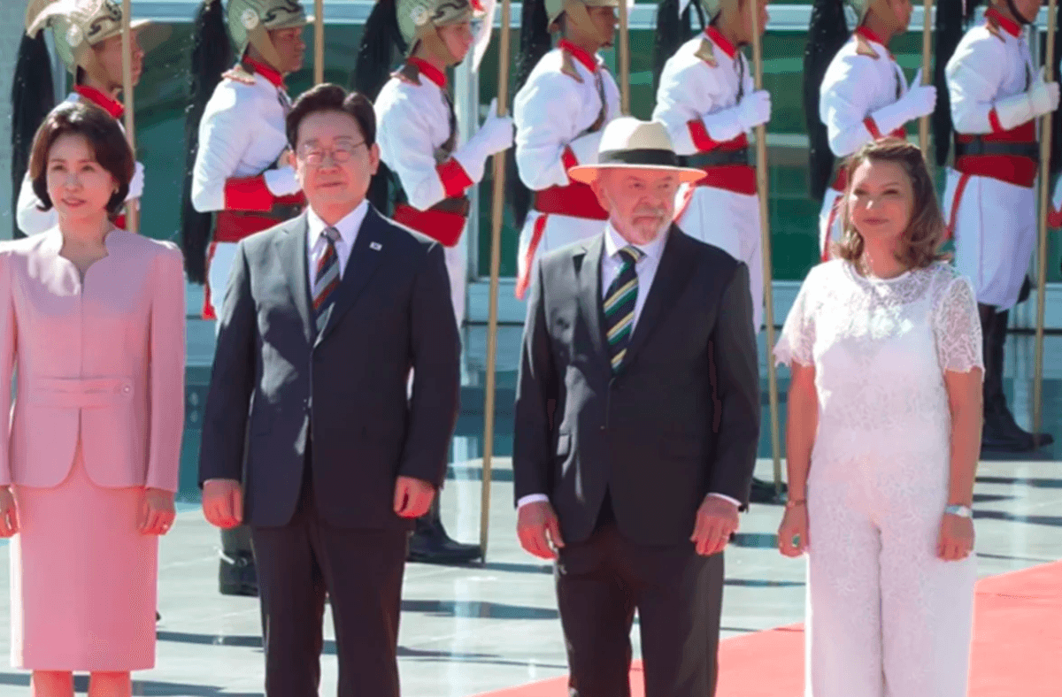 Lula recebe presidente da Coreia do Sul