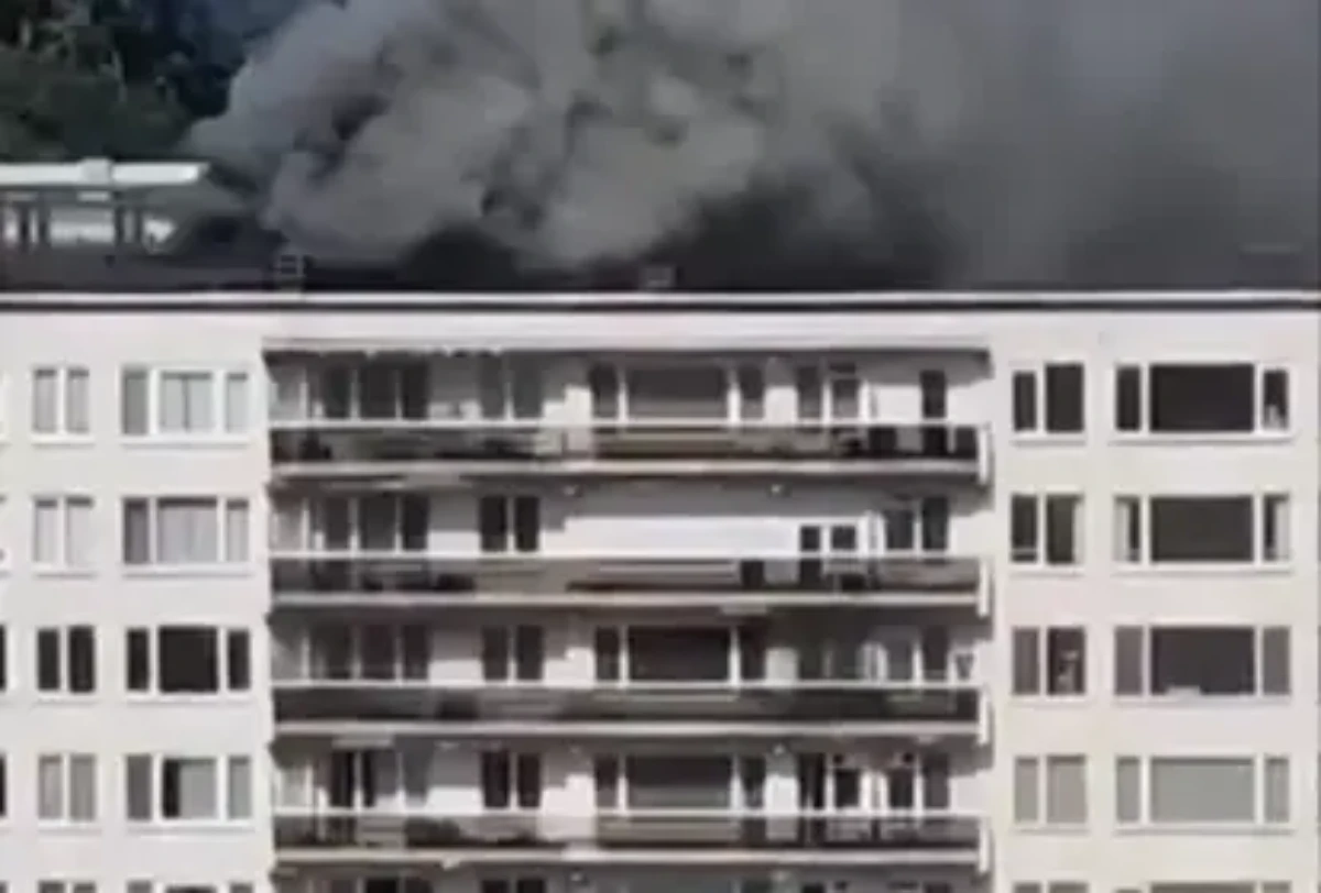 Incêndio em prédio residencial na cidade da Antuérpia, na Bélgica