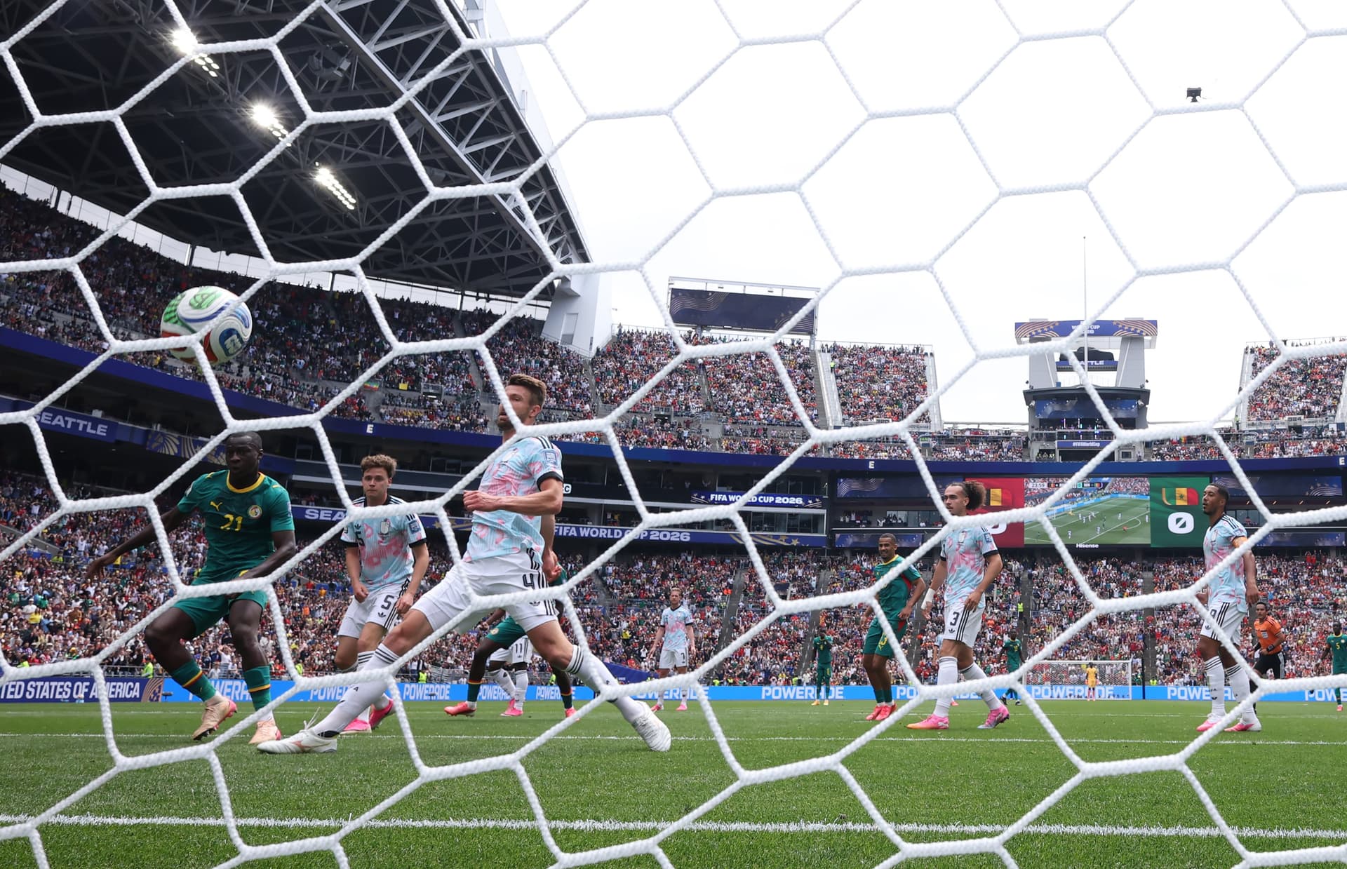 Partida entre a Bélgica e o Senegal na Copa do Mundo - Foto: Fifa/Reprodução