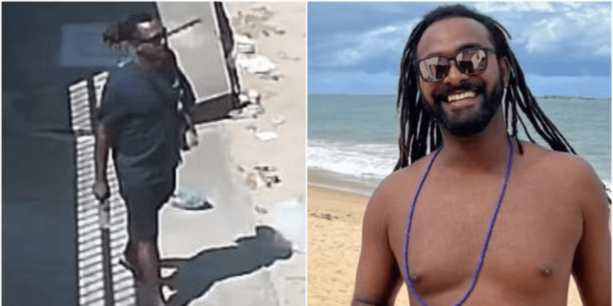 O turista João Luiz Pereira Ramos, de 33 anos, natural de Mariana (MG), está desaparecido na cidade de Paracuru, no litoral do Ceará, desde terça-feira (25) - Foto: Arquivo pessoal