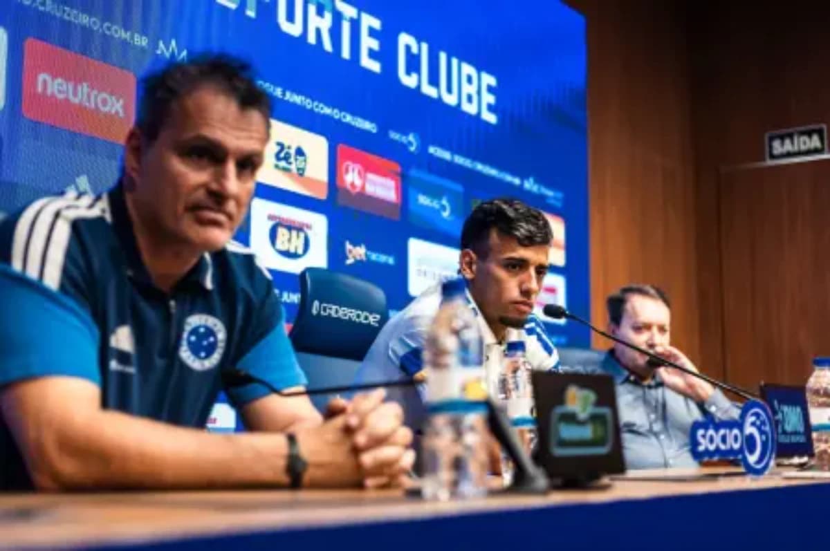 Lucho Rodríguez, novo reforço do Cruzeiro • Gabriel Loyola / Cruzeiro