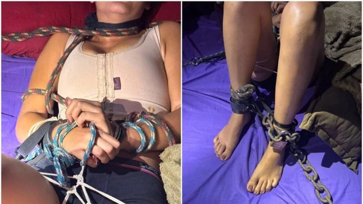 Mulher é resgatada após passar cinco dias acorrentada em cativeiro; ex-marido é preso | BNews RN - Divulgação Foto: Reprodução
