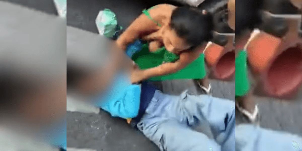 Menina é agredida na porta da escola em Nova Lima - Foto: Redes sociais