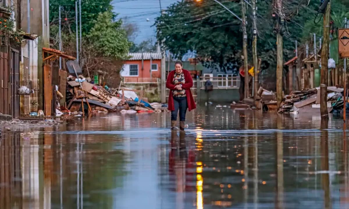 Enchentes que afetaram o Rio Grande do Sul em 2024 © Bruno Peres/Agência Brasil