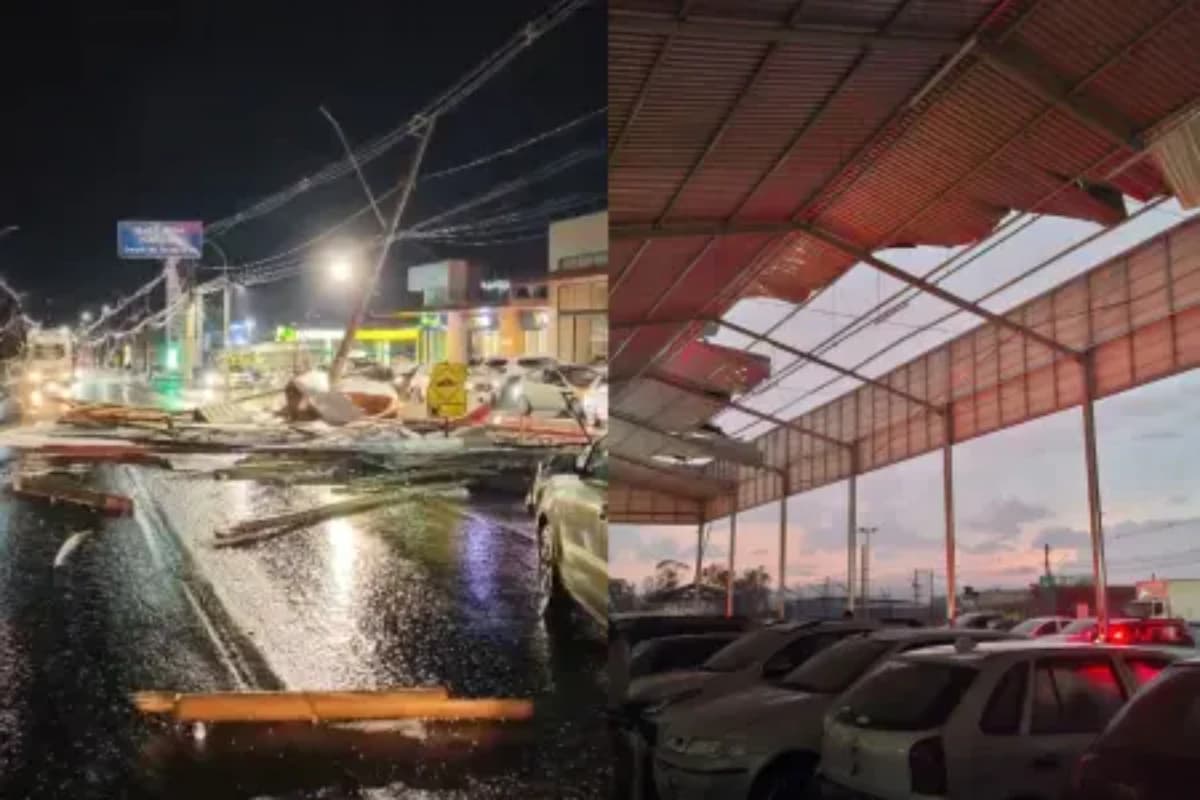 Chuva de granizo provoca destruição em Diamantina: 'Tempestade nunca vista', diz morador • Reprodução