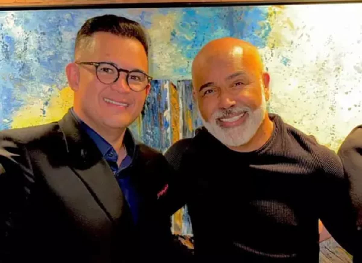 Bruno Avelar ao lado do cantor Rick Sollo - Foto: Reprodução/Instagram