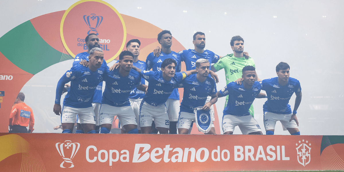 Jogadores do Cruzeiro antes de partida da Copa do Brasil - Foto: Gustavo Aleixo/Cruzeiro