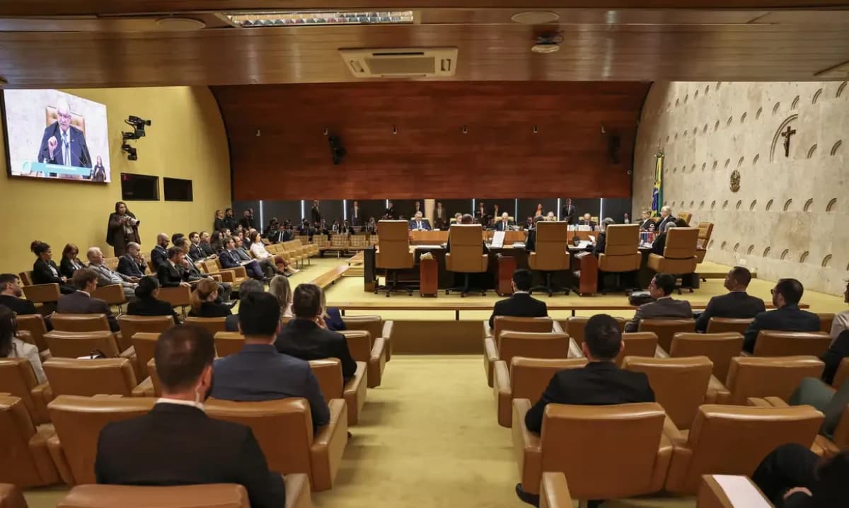 Sessão plenária no Supremo Tribunal Federal (STF), em Brasília © Alejandro Zambrana/STF