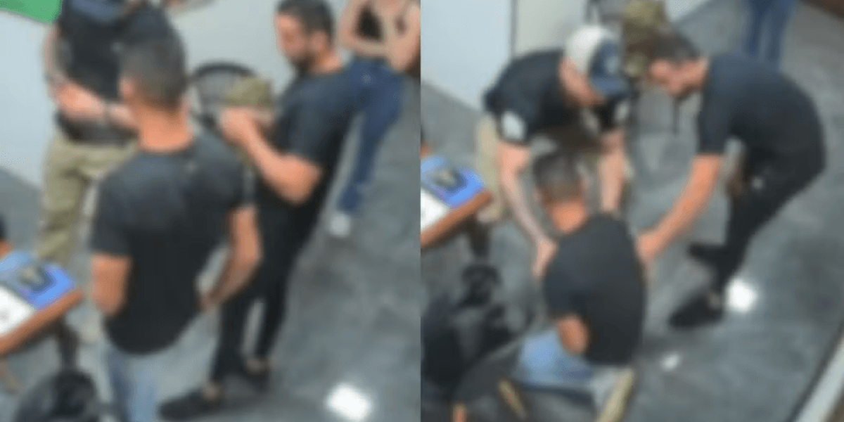 Homem atingido por disparo acidental — Foto: PCPR