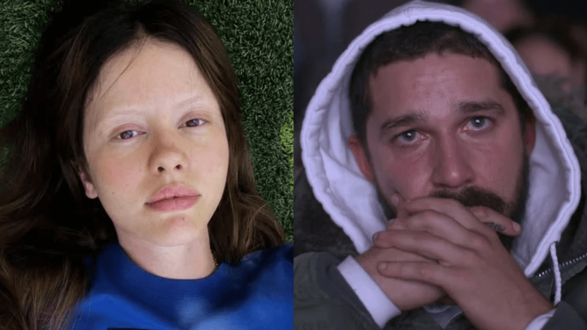 Mia Goth pede divórcio de Shia LaBeouf após união de 10 anos