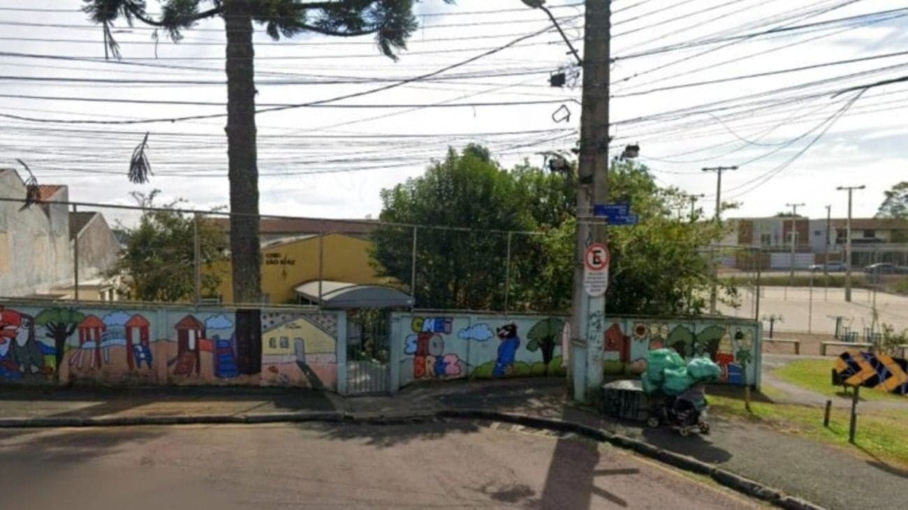 CMEI São Braz, em Curitiba - Foto: Google Street View/Reprodução/Banda B/ND Mais