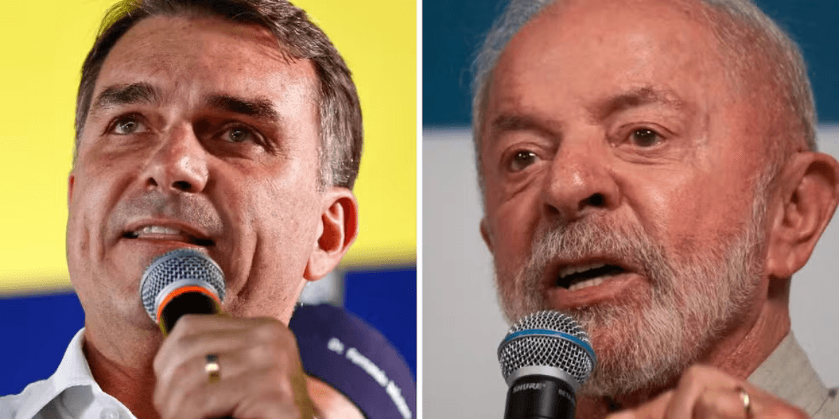 Flávio Bolsonaro (PL) e Lula (PT) - Foto: Wilton Junior/Estadão Conteúdo e Diego Herculano/Reuters