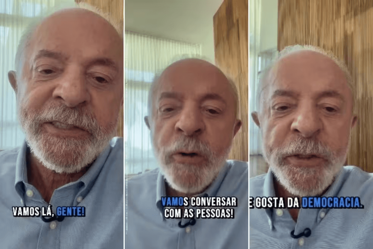 Lula admite resistência às redes sociais, mas grava selfie