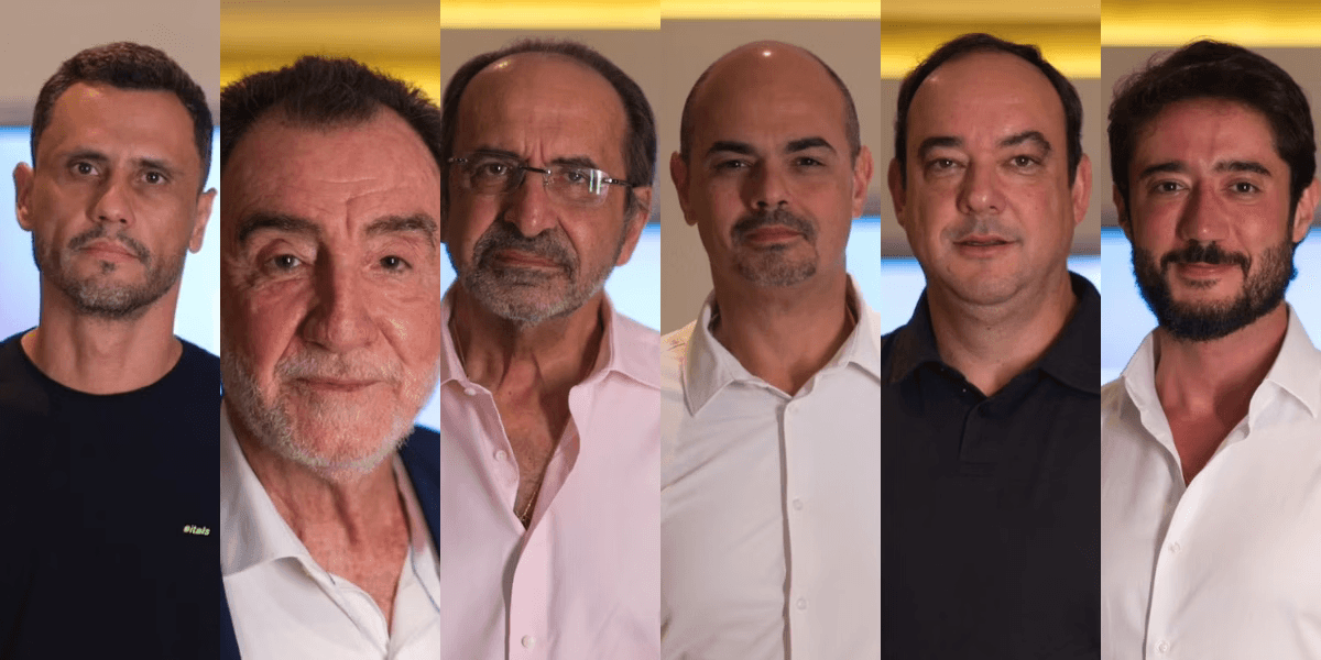 Os candidatos ao governo de Minas - Foto: Douglas Magno/ TV Globo