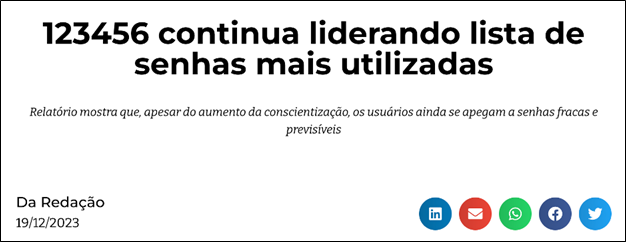 Fonte: CISO Advisor