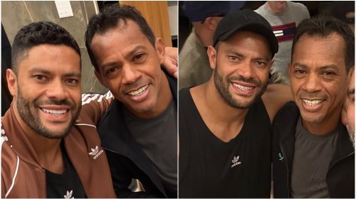 Atlético Hulk se encontra com ex-meia da Seleção