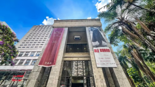 Biblioteca Mário de Andrade, localizada na Praça Dom José Gaspar, no centro de São Paulo
