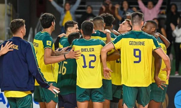 Brasil vence Argentina e conquista título da Copa América Masculina de Vôlei