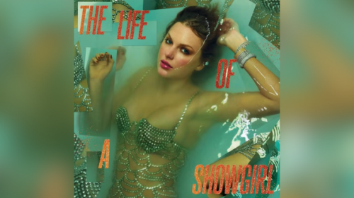 Capa do novo disco de Taylor Swift The life of a showgirl
