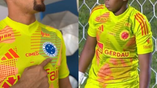 Cruzeiro muda camisa de goleiro que causou polêmica nas redes sociais