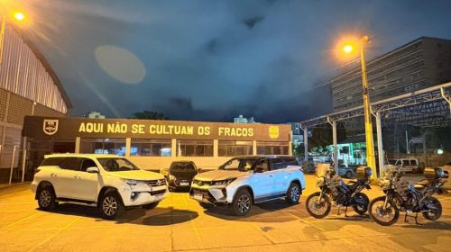 Dupla é presa ao tentar furtar caminhonetes de luxo avaliadas em R$ 400 mil em Contagem