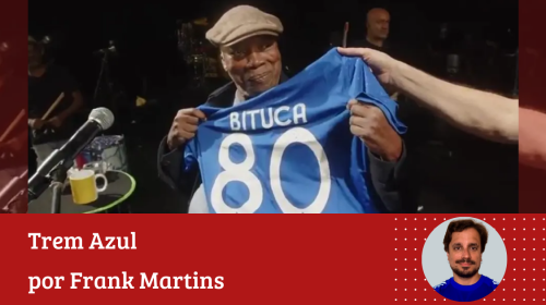 Frank Martins - Cruzeiro deveria homenagear Milton Nascimento na terceira camisa do clube nesta temporada